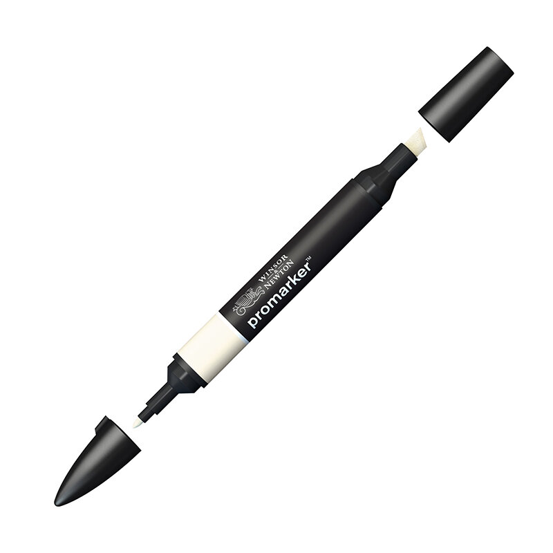 Маркер художественный двухсторонний Winsor&Newton "Pro", пулевидный/скошенный, 2мм/7мм, слоновая кость, 316078rf