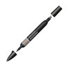 Маркер художественный двухсторонний Winsor&Newton "Pro", пулевидный/скошенный, 2мм/7мм, серый теплый тон 4, 316060rf