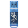 Флеш-диск 32 GB, SMARTBUY Glossy, USB 2.0, синий, SB32GBGS-B, 512775