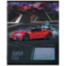 Тетрадь 12 л. BRAUBERG, клетка, обложка картон, "SUPER CAR", 106465, 80 штук, 106465