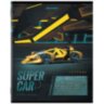 Тетрадь 12 л. BRAUBERG, клетка, обложка картон, "SUPER CAR", 106465, 80 штук, 106465