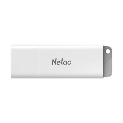 Флеш-диск 64 GB NETAC U185, USB 2.0, белый, NT03U185N-064G-20WH, 513704