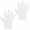 Перчатки одноразовые эластомер TPE, КОМПЛЕКТ 50 пар (100 штук), M (средний), прозрачные, ELEGREEN, ГППVTЭлП-M, 701119
