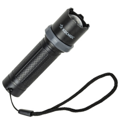 Фонарь аккумуляторный КОСМОС 1 Вт, LED, Li-ion, заряд от USB, KOS117Lit, 238266