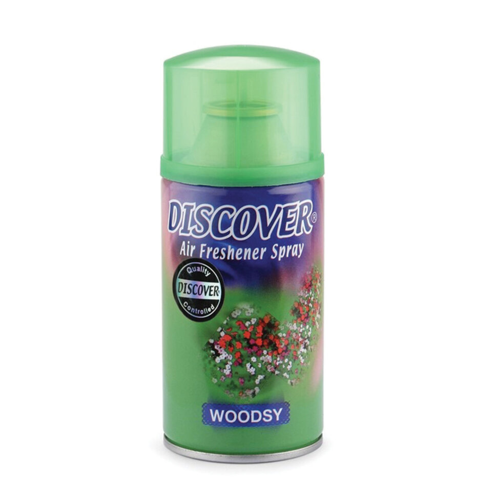 Сменный баллон 320 мл, DISCOVER "Woodsy", свежий лесной, для диспенсеров DISCOVER, 61167, 605424