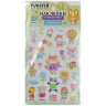 Наклейки объемные "Яркий микс", 19х13,5 см, ассорти 12 видов, FUNSTER (ФАНСТЕР), 666087, 24 штук, 666087