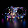 Электрогирлянда-нить уличная "Роса" 10 м, 100 LED, мультицветная, батарейки, контроллер, ЗОЛОТАЯ СКАЗКА, 591294, 591294