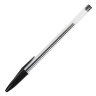 Ручка шариковая STAFF Basic Budget BP-02, письмо 500 м, ЧЕРНАЯ, длина корпуса 13,5 см, линия письма 0,5 мм, 143759, 200 штук, 143759