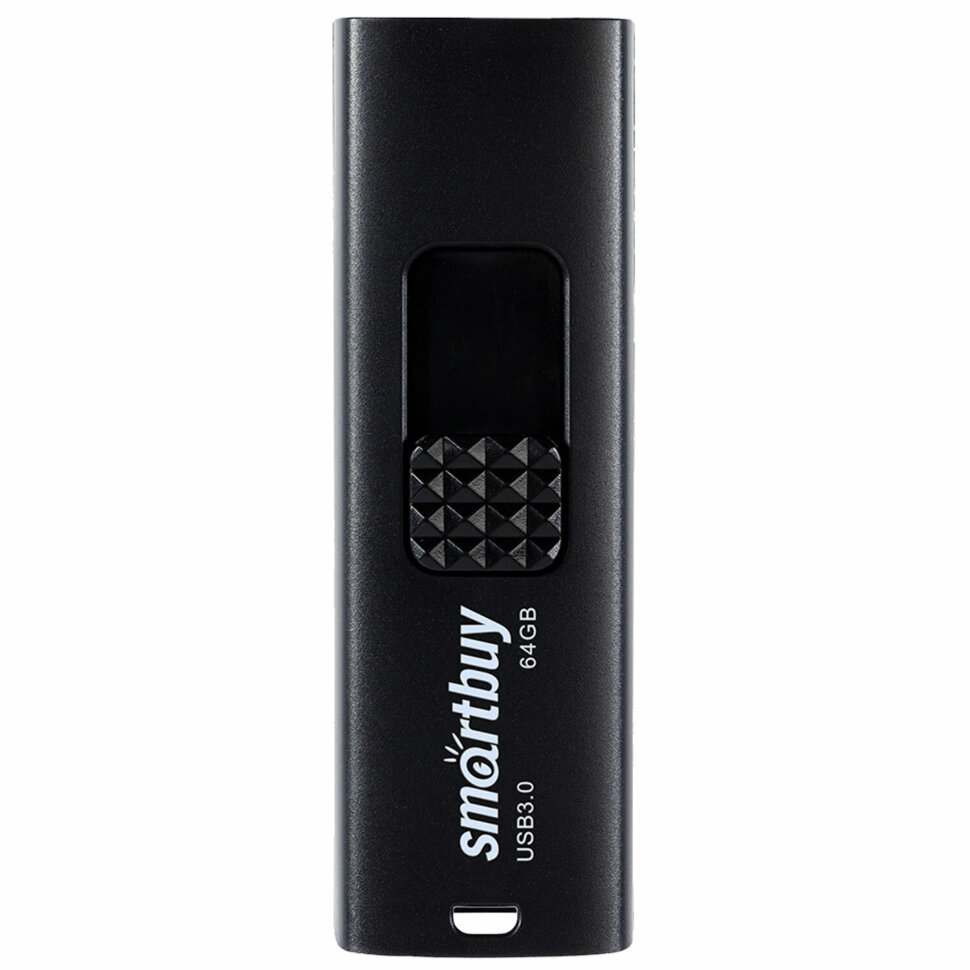 Флеш-диск 64 GB SMARTBUY Fashion USB 3.0, черный, SB064GB3FSK, 513915
