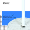 Вешалка-стойка BRABIX "CR-1906" на мраморном диске, металл белый/дерево бук, 6 крючков, 606440, 606440