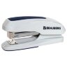 Степлер №24/6, 26/6 BRAUBERG "Extra", до 30 листов, серо-синий, 229087, 229087