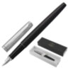 Ручка перьевая PARKER "Jotter Bond Street Black CT", черный, детали нержавеющая сталь, синяя, 2030947, 142943