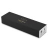 Ручка перьевая PARKER "Jotter Bond Street Black CT", черный, детали нержавеющая сталь, синяя, 2030947, 142943