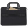 Сумка портфель HEIKKI ULTRA (ХЕЙКИ) с отделением для ноутбука 15,6", Total black, черная, 28х39х3 см, 272609, 272609