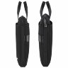 Сумка портфель HEIKKI ULTRA (ХЕЙКИ) с отделением для ноутбука 15,6", Total black, черная, 28х39х3 см, 272609, 272609