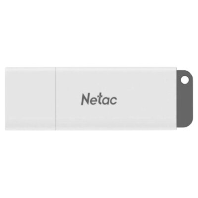 Флеш-диск 128 GB NETAC U185, USB 2.0, белый, NT03U185N-128G-20WH, 513705