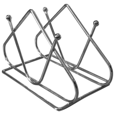 Салфетница треугольная 8,2х13х7,2 см, CLASSIC, хром, WEGLA (ВЕГЛА), 700238, 700238