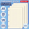 Сменный блок для тетради на кольцах А5 120 л., BRAUBERG, ПОВЫШЕННОЙ ПЛОТНОСТИ, кремовый, 403639, 403639