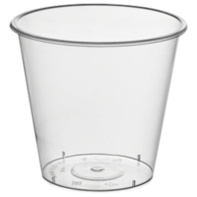 Стакан одноразовый 300 мл, пластиковый прозрачный, Bubble Cup, СВЕРХПЛОТНЫЙ, ВЗЛП, 1023ГП, 500 штук, 609241