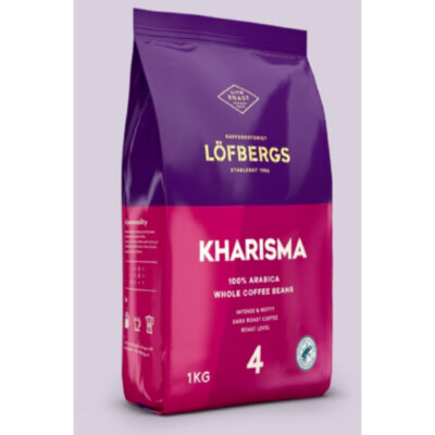 Кофе в зернах LOFBERGS "Kharisma", 1 кг, арабика 100%, Швеция, 41368, 623758