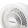 Вентилятор настольный SONNEN FT-160, 40 Вт, 23 см, 3 скорости, вращение на 60°, механическое управление, белый, 457784, 457784