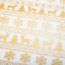 Подарочный мешок (1 шт.) новогодний, 30х45 см, "X-Mas Pattern", под лён, фольга, ЗОЛОТАЯ СКАЗКА, 592536, 10 штук, 592536