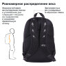 Рюкзак BRAUBERG FASHION CITY универсальный, 2 отделения, Not found, черный, 46х31х15 см, 272571, 272571