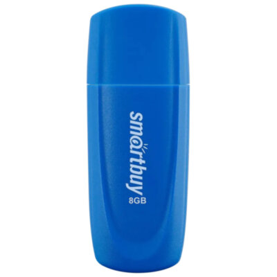 Флеш-диск 8 GB SMARTBUY Scout USB 2.0, синий, SB008GB2SCB, 513759