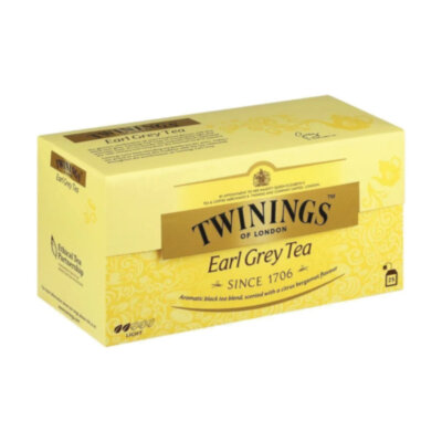 Чай TWININGS "Earl Grey" черный с бергамотом, 25 пакетиков в конвертах по 2 г, БРИТАНИЯ, 12002, 623650