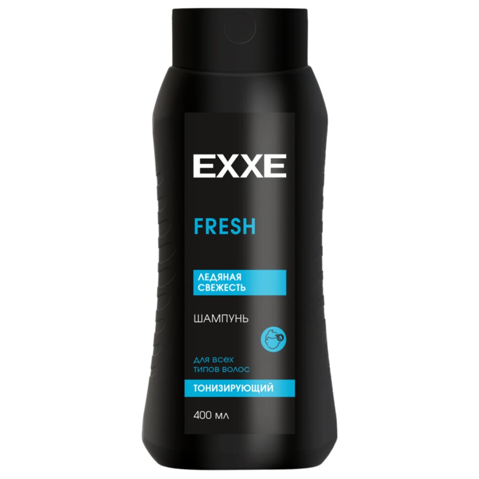 Шампунь для всех типов волос для мужчин 400 мл EXXE MEN FRESH "Тонизирующий", С0007975, 703108