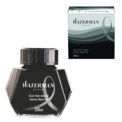 Чернила WATERMAN (Франция), 50 мл, S0110710, черные, 225822