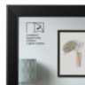 Рамка 30х40 см небьющаяся, аналог IKEA, багет 21 мм, МДФ, BRAUBERG "Idea", черная, 391373, 391373