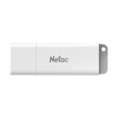 Флеш-диск 16 GB NETAC U185, USB 2.0, белый, NT03U185N-016G-20WH, 513702
