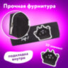 Пенал ЮНЛАНДИЯ, 1 отделение, полиэстер, "Cat", черный, 19х4х6 см, 270279, 270279