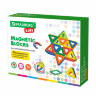 Магнитный конструктор BIG MAGNETIC BLOCKS-34, 34 детали, с колесной базой, BRAUBERG KIDS, 663845, 663845