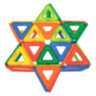 Магнитный конструктор BIG MAGNETIC BLOCKS-34, 34 детали, с колесной базой, BRAUBERG KIDS, 663845, 663845