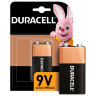 Батарейка DURACELL Basic ОРИГИНАЛ, 6LR61 (КРОНА), алкалиновая, 1 шт., 9 В, блистер, 450427