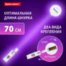 Держатель-рулетка для бейджей 70 см, петелька, клип, белый, в блистере, BRAUBERG, 238240, 238240