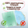 Обложки ПЭ для тетрадей и дневников, КОМПЛЕКТ 10 шт., 60 мкм, 210х350 мм, прозрачные, ПИФАГОР, 229368, 229368