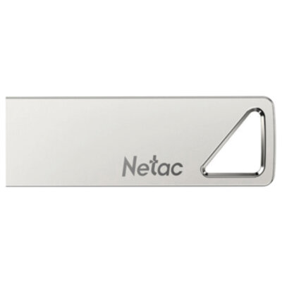 Флеш-диск 16 GB NETAC U326, USB 2.0, металлический корпус, серебристый, NT03U326N-016G-20PN, 513710