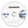 Диски CD-R SONNEN 700 Mb 52x Bulk (термоусадка без шпиля), КОМПЛЕКТ 50 шт., 512571, 512571