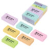 Ластики BRAUBERG PASTEL SOFT НАБОР 6 шт., размер ластика 45х25х10 мм, экологичный ПВХ, 271340, 271340