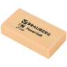Ластики BRAUBERG PASTEL SOFT НАБОР 6 шт., размер ластика 45х25х10 мм, экологичный ПВХ, 271340, 271340