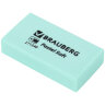 Ластики BRAUBERG PASTEL SOFT НАБОР 6 шт., размер ластика 45х25х10 мм, экологичный ПВХ, 271340, 271340