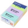 Ластики BRAUBERG PASTEL SOFT НАБОР 6 шт., размер ластика 45х25х10 мм, экологичный ПВХ, 271340, 271340