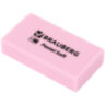 Ластики BRAUBERG PASTEL SOFT НАБОР 6 шт., размер ластика 45х25х10 мм, экологичный ПВХ, 271340, 271340