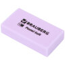 Ластики BRAUBERG PASTEL SOFT НАБОР 6 шт., размер ластика 45х25х10 мм, экологичный ПВХ, 271340, 271340