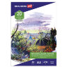 Папка для акварели БОЛЬШАЯ А3, 20 л., 270 г/м2, мелкое зерно, BRAUBERG ART CLASSIC, "Город", 114400, 114400