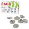 Кнопки канцелярские STAFF "EVERYDAY", 10 мм х 100 шт., РОССИЯ, в картонной коробке, 220998, 220998
