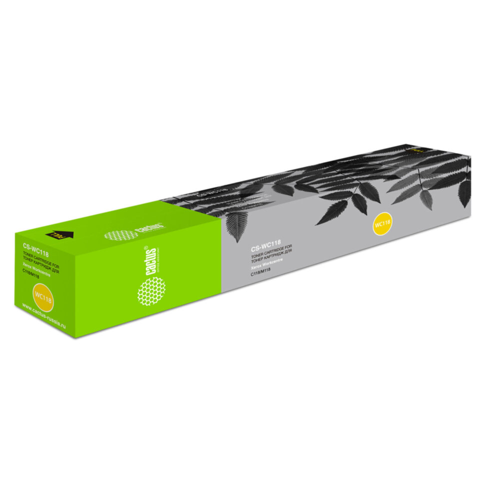 Тонер-картридж CACTUS (CS-WC118) для XEROX WorkCentre M118/M118i/C118, ресурс 11000 стр., 320771